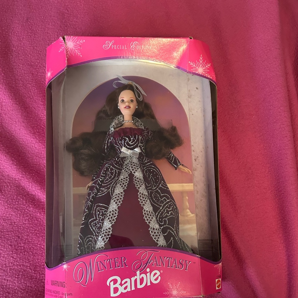 1996 Winter Fantasy Barbie Doll Special Edition.